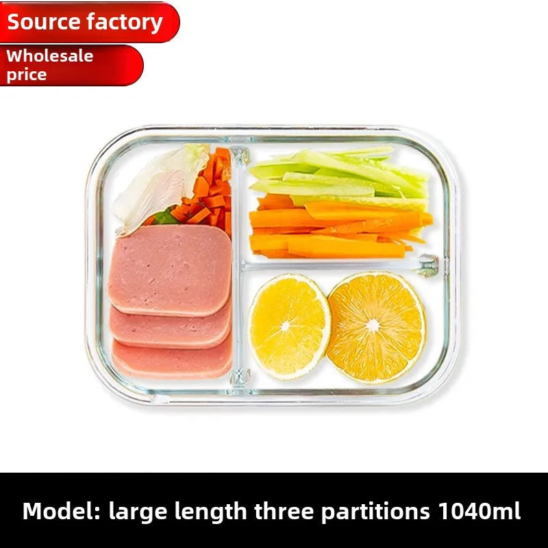 Glass Bento Lunch Box with Lid