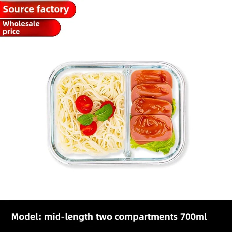 Glass Bento Lunch Box with Lid