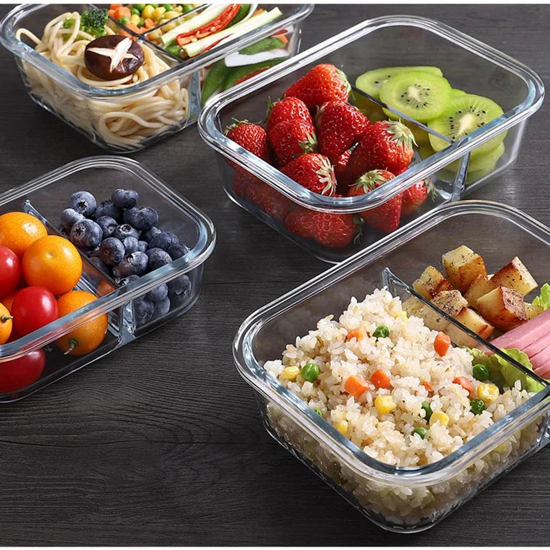 Glass Bento Lunch Box with Lid